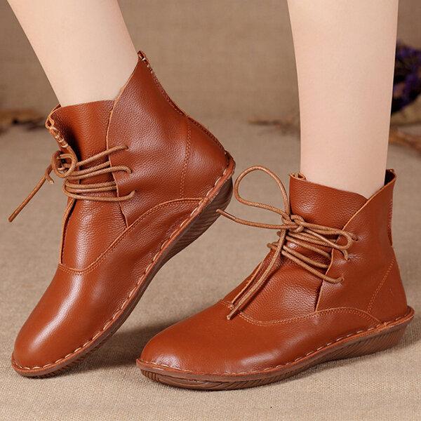 Isla - Klassischer damenstiefel aus leder