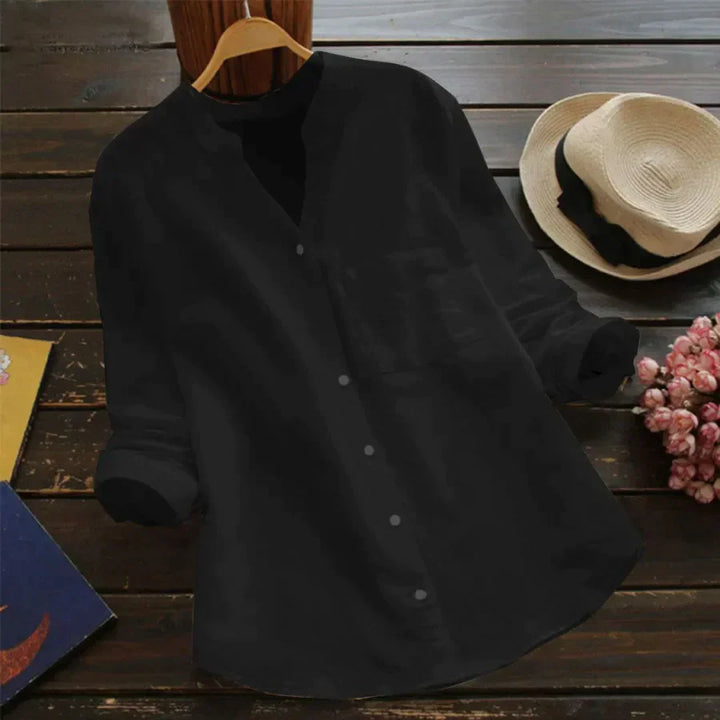 Chemise décontractée en mélange lin-coton de Flynn's