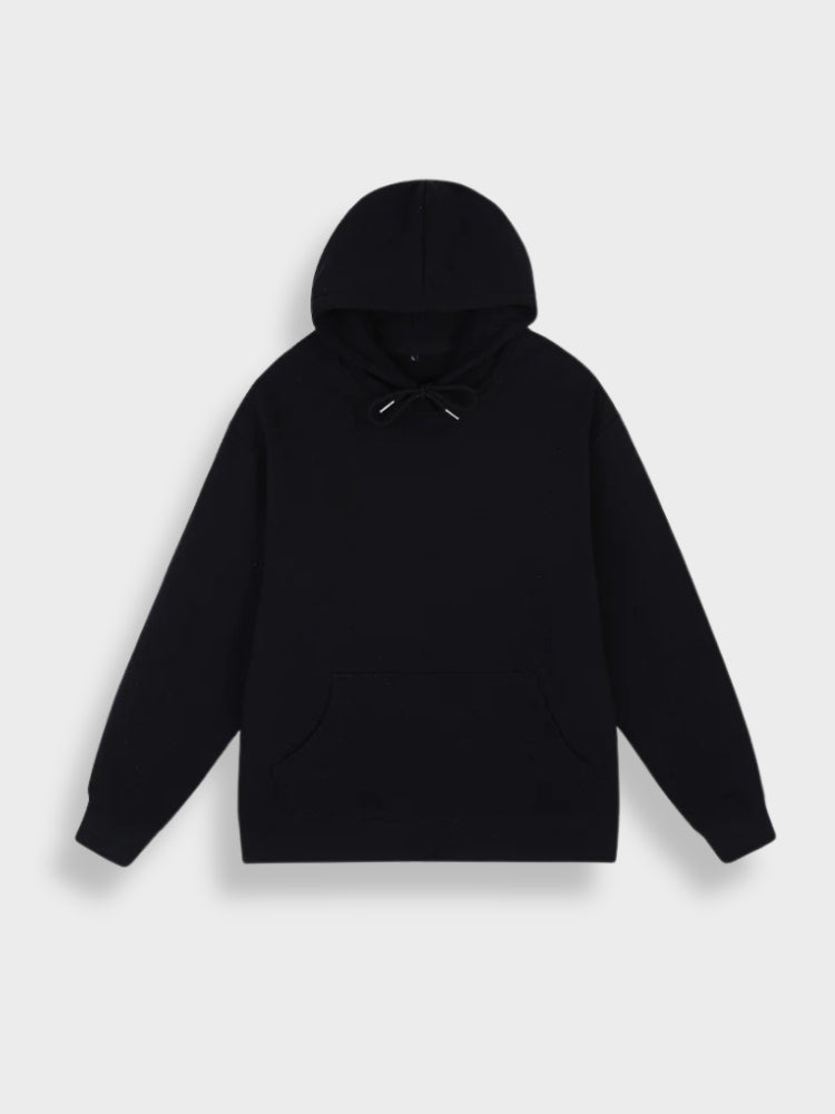 Lässiger Einfarbig Bedruckter Rücken Hoodie Für Herren | Perfekt für Lässige Tage