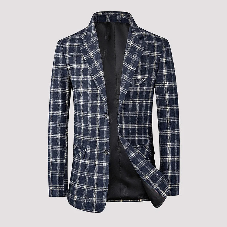 Brody - Casual checkered blazer for men