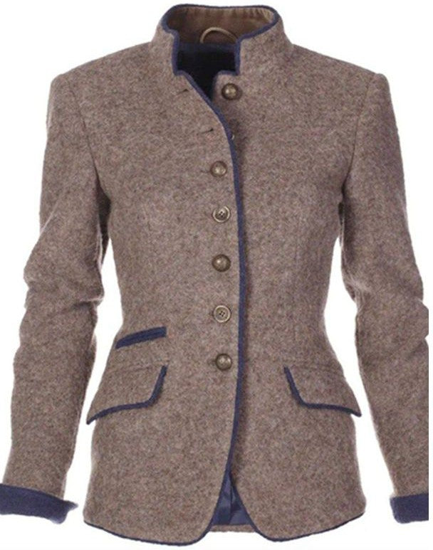 Daniela | Blazer elegante monocolore con maniche lunghe