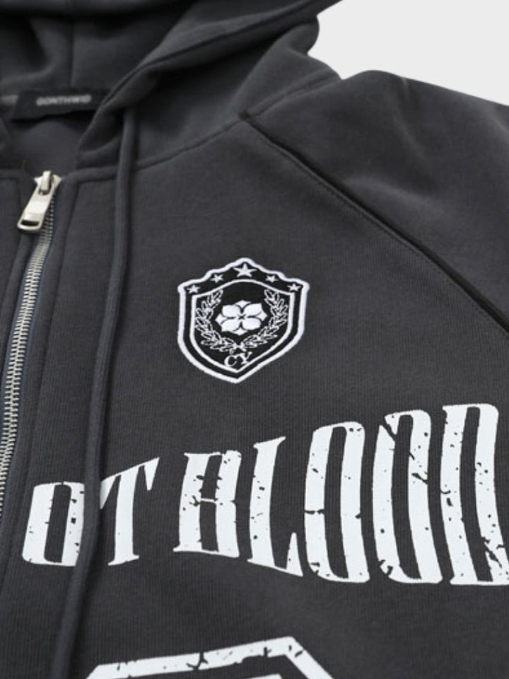 Vintage-Hoodie mit Reißverschluss für Herren | Perfekt für den Alltag