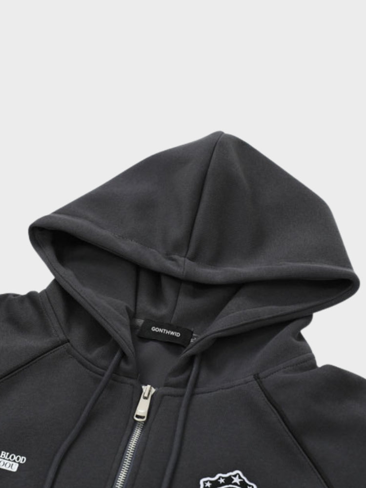 Vintage-Hoodie mit Reißverschluss für Herren | Perfekt für den Alltag