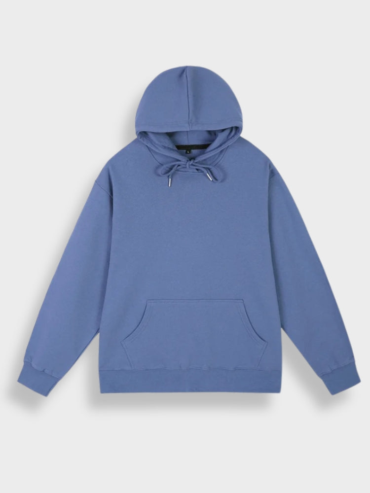 Lässiger Einfarbig Bedruckter Rücken Hoodie Für Herren | Perfekt für Lässige Tage