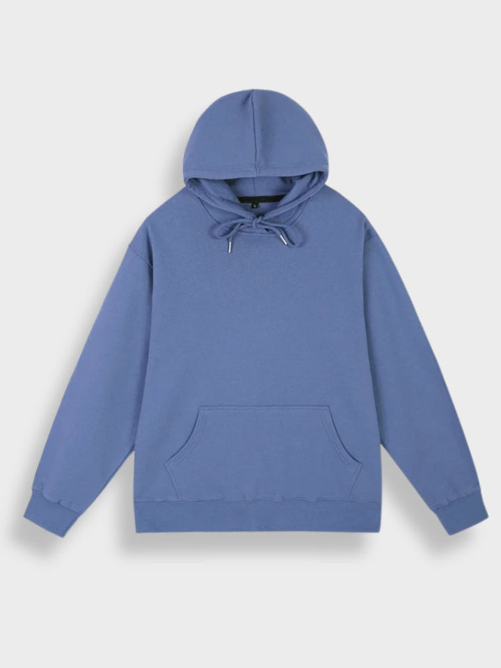 Lässiger Einfarbig Bedruckter Rücken Hoodie Für Herren | Perfekt für Lässige Tage