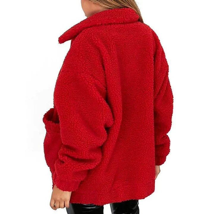 Skye - sweat-shirt polaire pour femmes avec large col