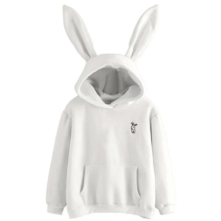 Pera - sweat-shirt femme avec capuche et oreilles de lapin