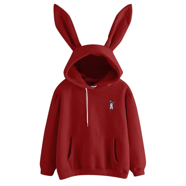 Pera - sweat-shirt femme avec capuche et oreilles de lapin