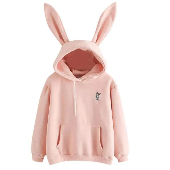 Pera - sweat-shirt femme avec capuche et oreilles de lapin