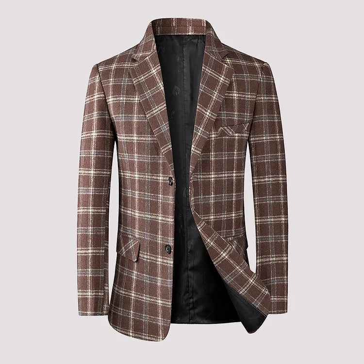 Brody - Casual checkered blazer for men