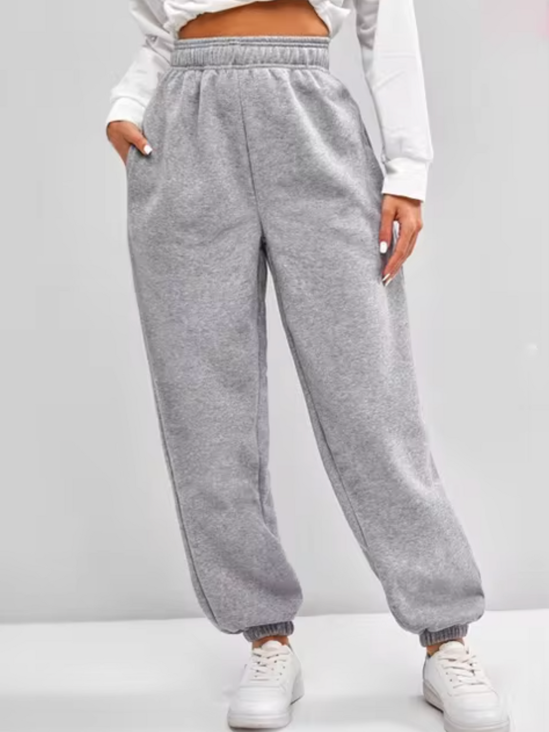 Dahlia – Pantalon de jogging taille haute