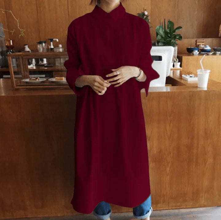 Vestito camicia oversize da donna – Camicia a maniche lunghe in taglio largo per streetstyle, layering e look casual