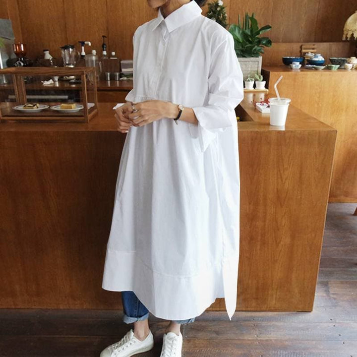 Vestito camicia oversize da donna – Camicia a maniche lunghe in taglio largo per streetstyle, layering e look casual