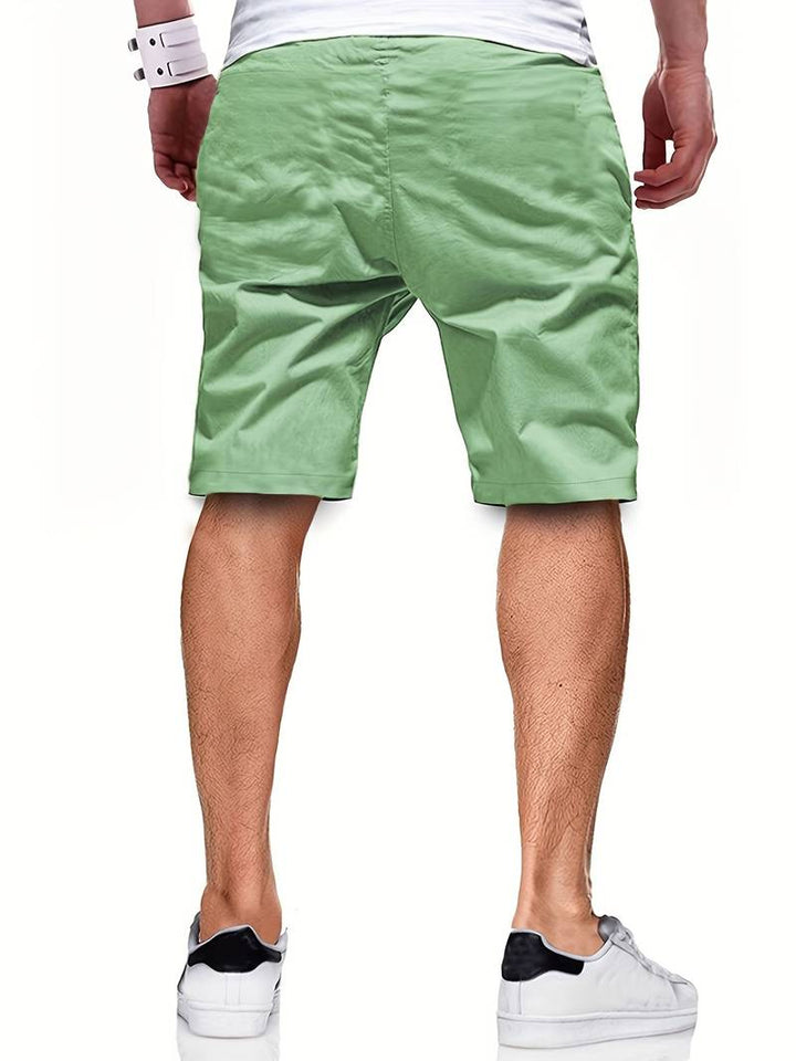 Herren Shorts mit Kordelzug – Bequeme Sommer-Shorts aus Baumwollmix für Freizeit, Sport & Streetwear Style