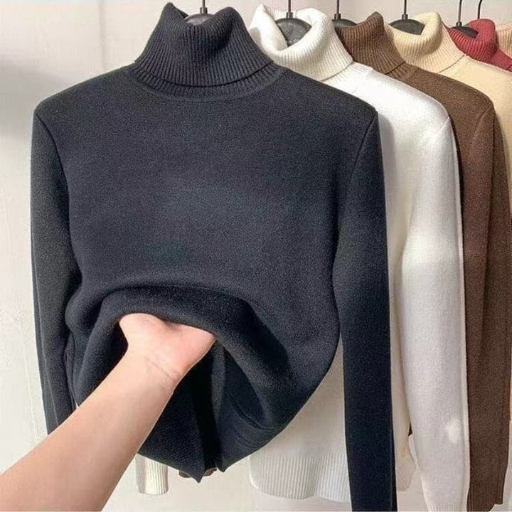 Mariah - Pull à col roulé automne-hiver pour femmes pour dames