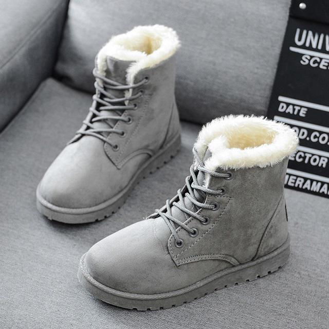 Aria - Damen Schneestiefel Leder