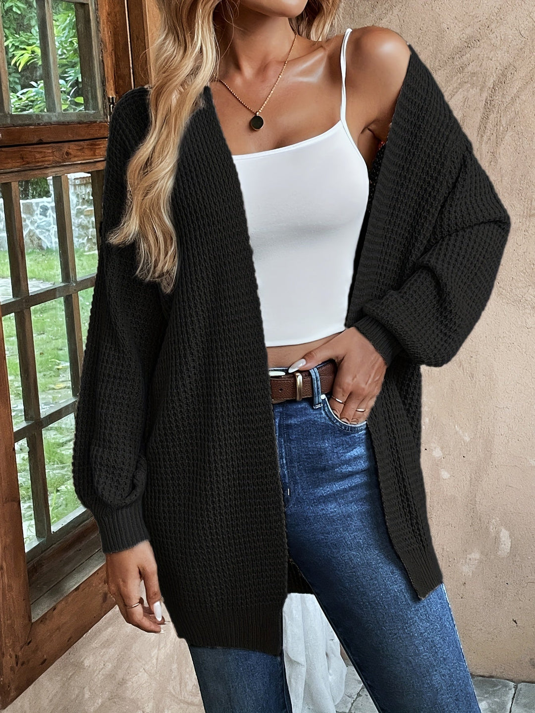 Lässiger Woll Strickcardigan für Damen | Perfekt für den Alltag