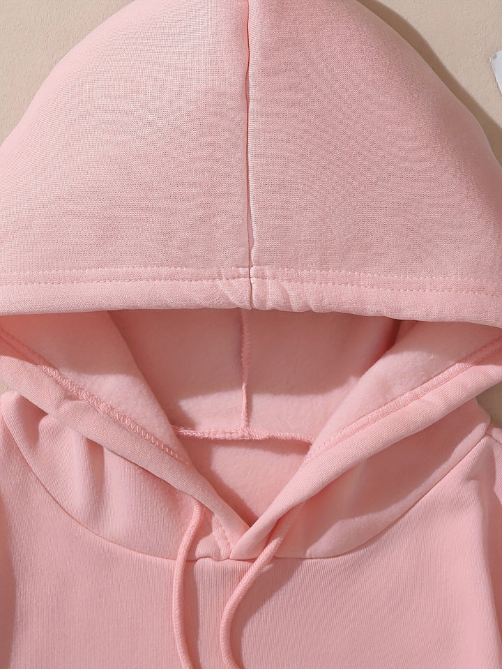 Lässiger Fleece Pullover Hoodie mit Vintage Backprint für Damen | Perfekt für Lässige Tage