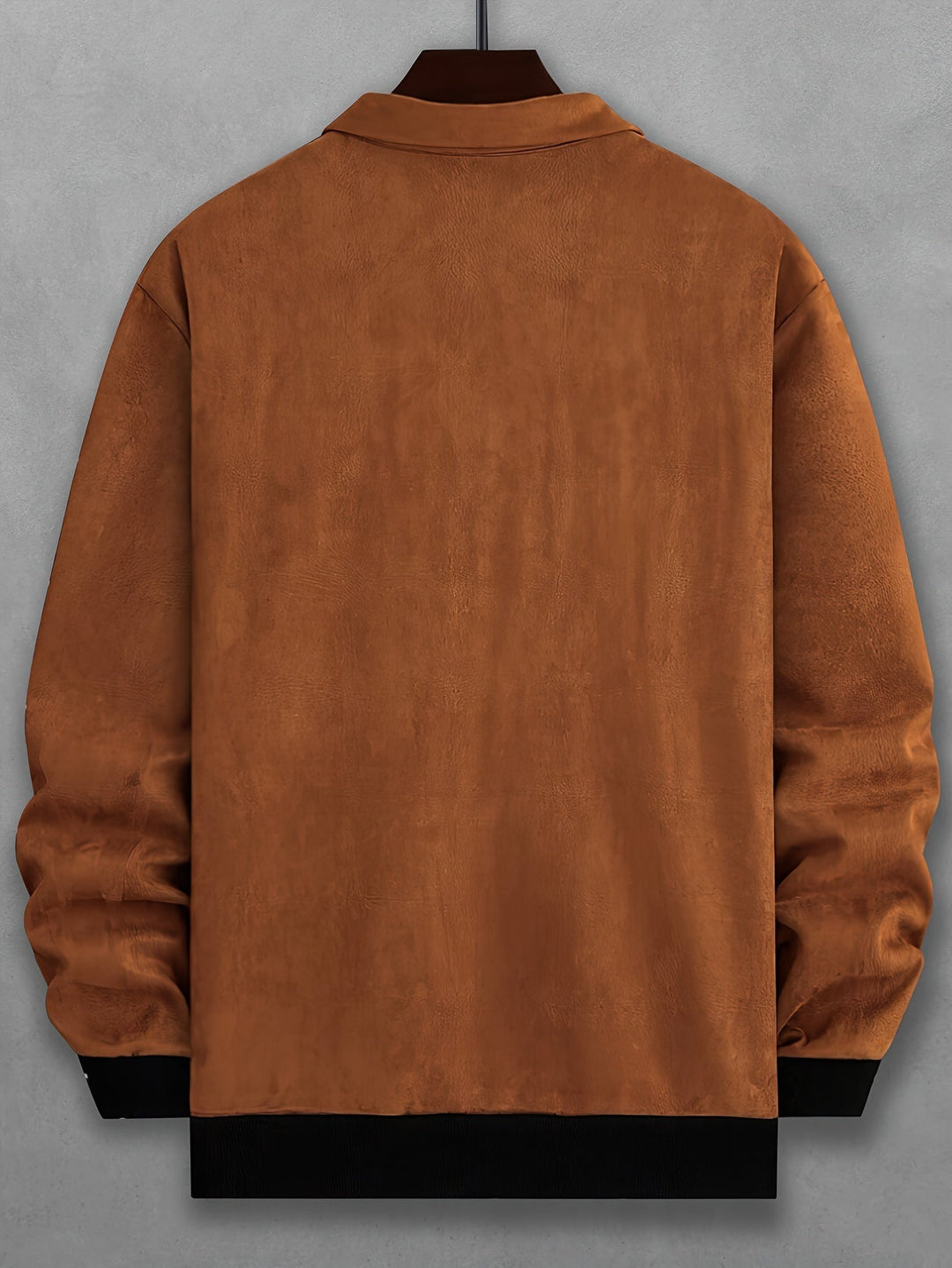 Stilvolle Einfarbige Warme Fleece Bedruckte Winterjacke Für Herren | Ideal für Winter