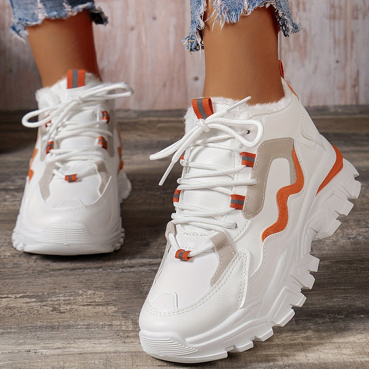 Stilvolle Leichte Strick-Cut-Out Sneaker für Damen | Perfekt für Casual Days
