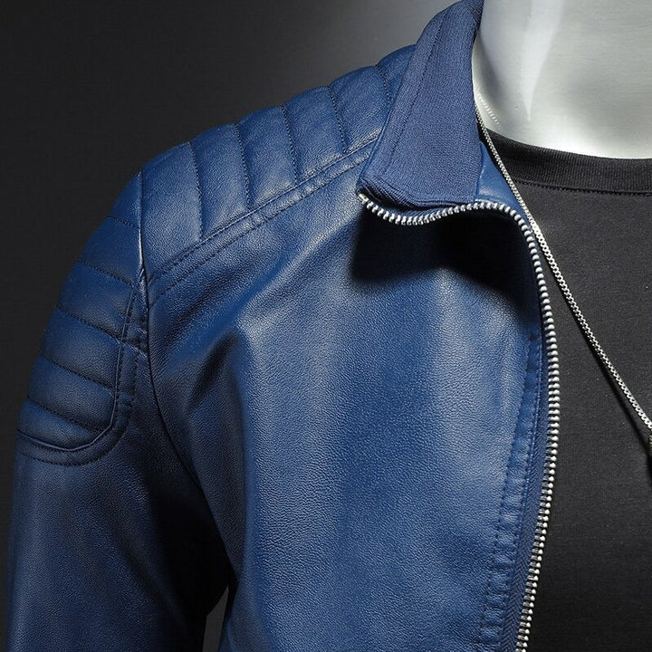 Elegante Lederjacke mit Taschen für Herren | Perfekt für den Alltag