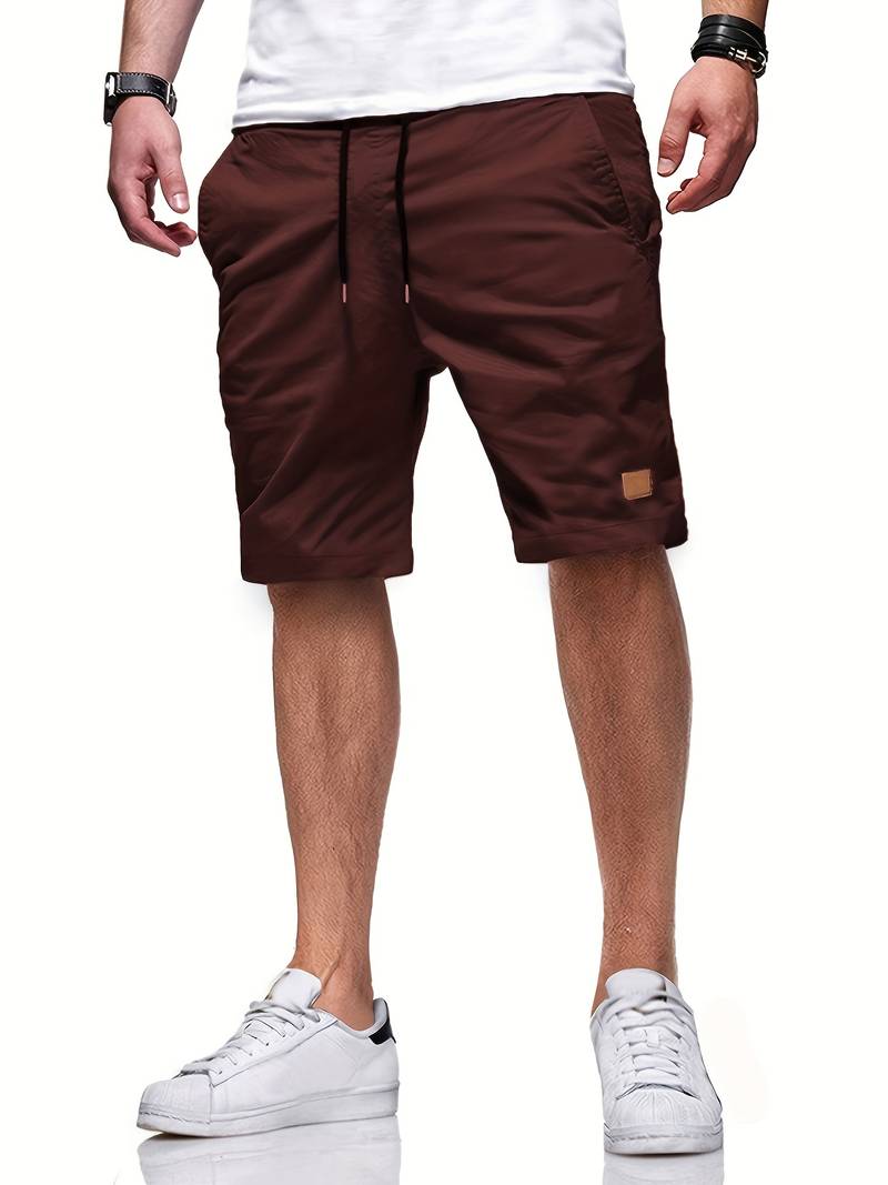 Herren Shorts mit Kordelzug – Bequeme Sommer-Shorts aus Baumwollmix für Freizeit, Sport & Streetwear Style
