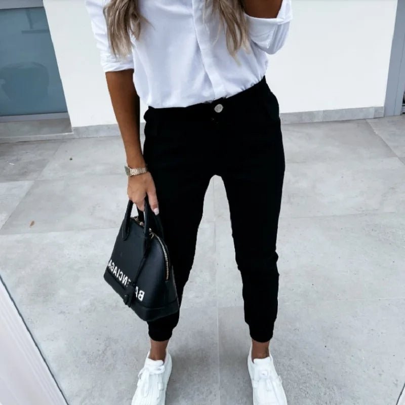 Katya - Pantalon - Chic - Design polyvalent - Adapté au quotidien pour femmes