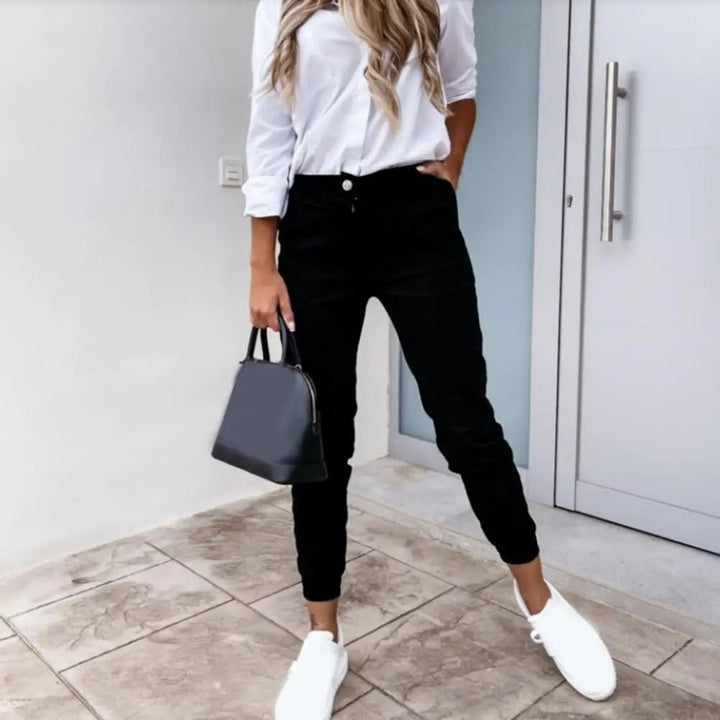 Katya - Pantalon - Chic - Design polyvalent - Adapté au quotidien pour femmes
