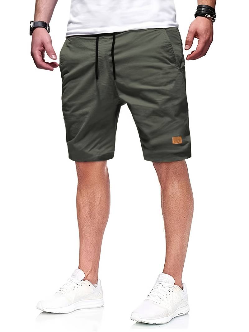 Herren Shorts mit Kordelzug – Bequeme Sommer-Shorts aus Baumwollmix für Freizeit, Sport & Streetwear Style