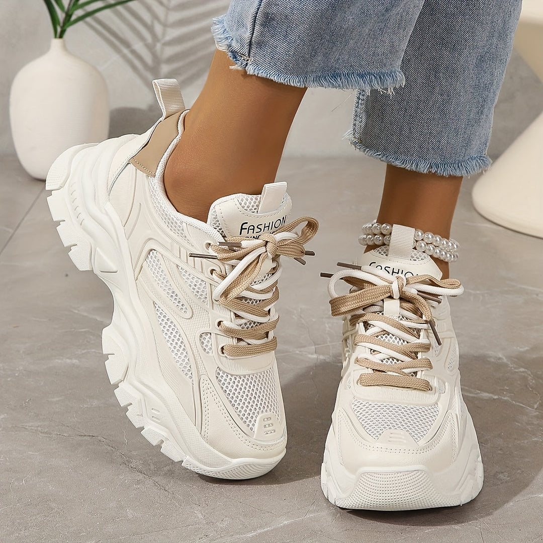 Stylische Mesh-Chunky Sneakers für Damen | Perfekt für den Alltag