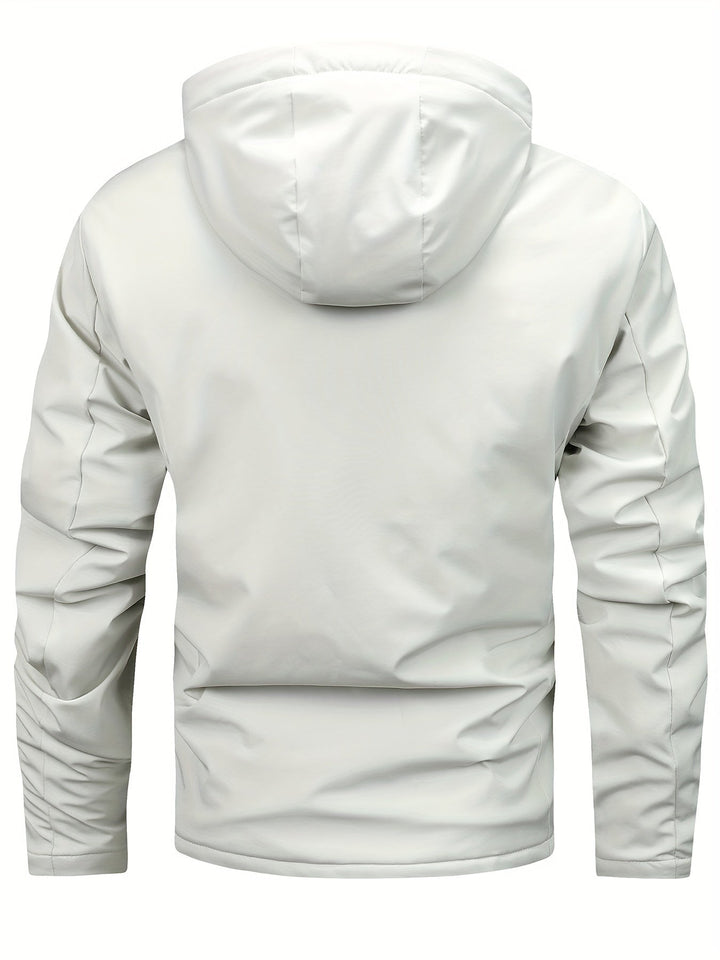 Veste à capuche en polaire chaude pour activités de plein air pour hommes | Parfait pour les activités de plein air