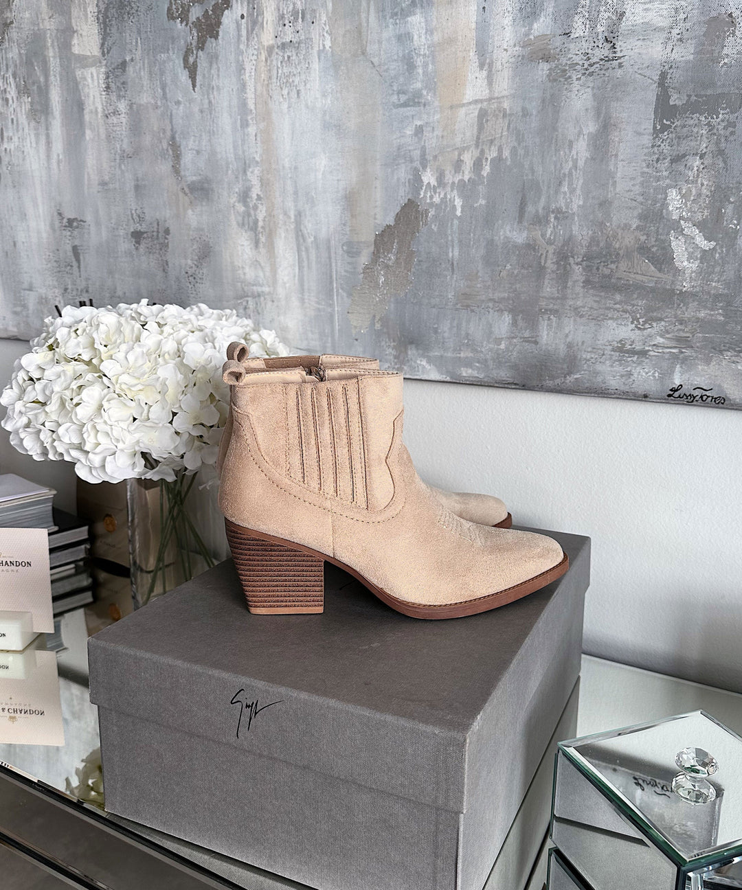 Ankle boots Allie Beige