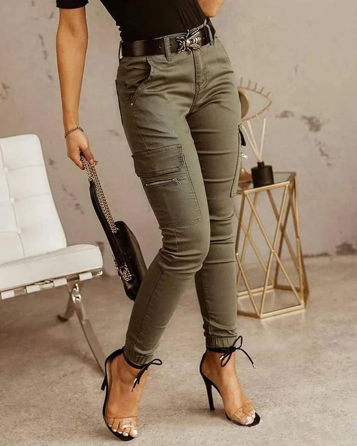 Carmen - Pantalon cargo femme