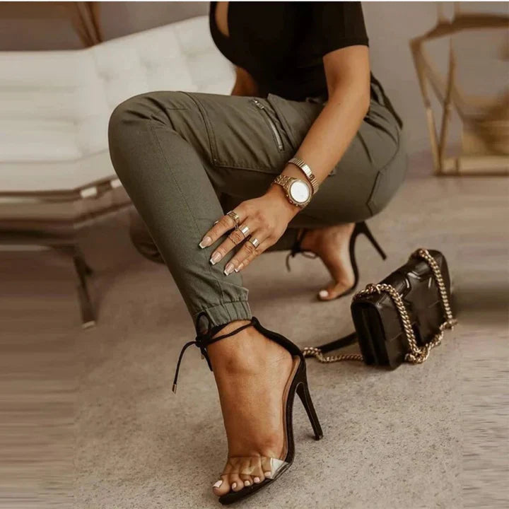 Carmen - Pantalon cargo femme
