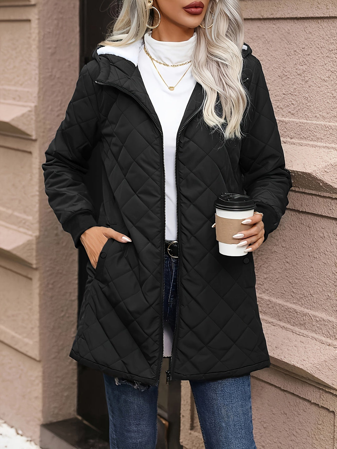 Giacca invernale elegante per donne | Perfetta per l'inverno