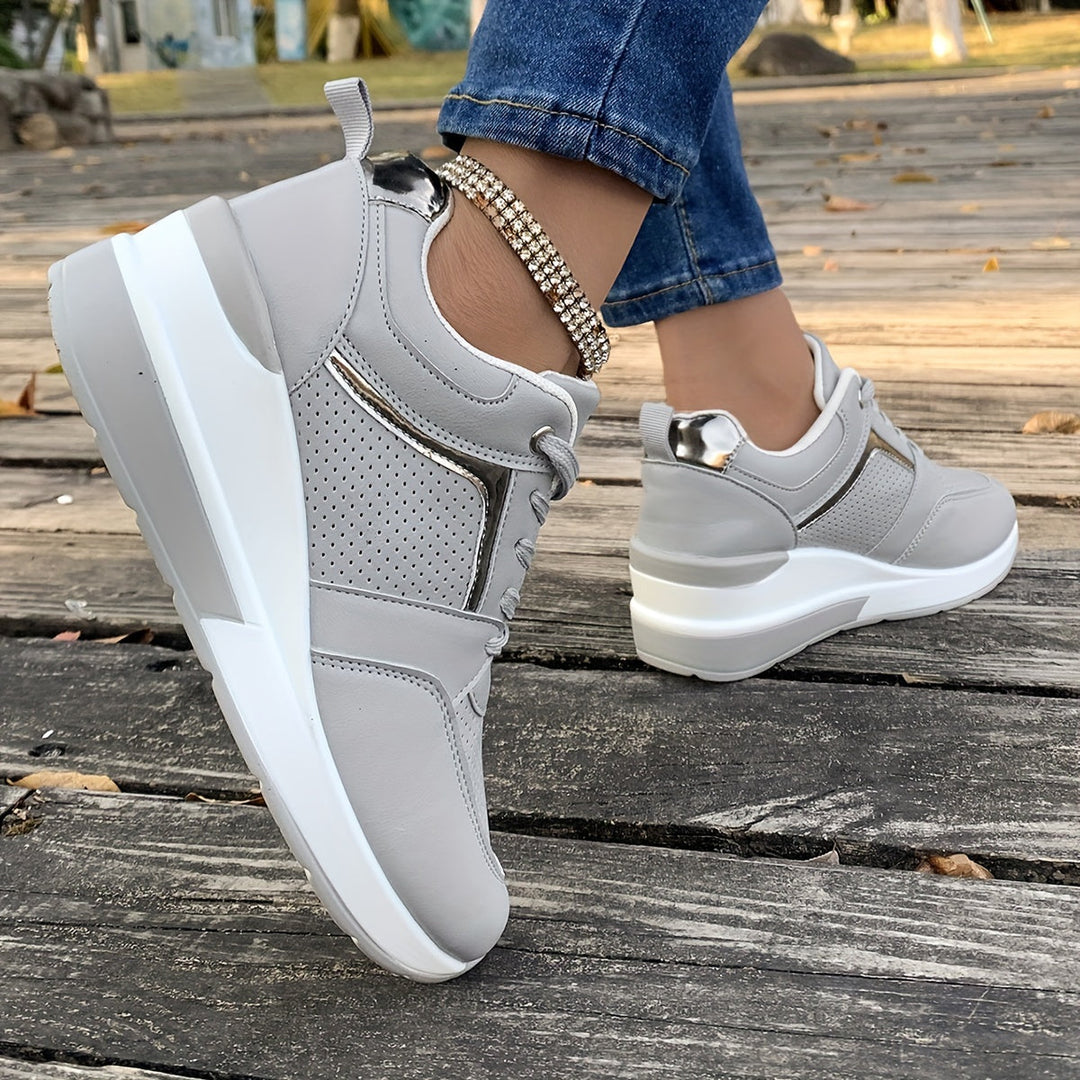 Lässige Einfarbige Sneaker für Damen | Ideal für den Alltag