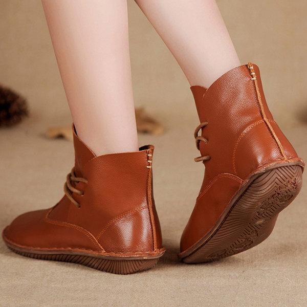 Isla - Klassischer damenstiefel aus leder