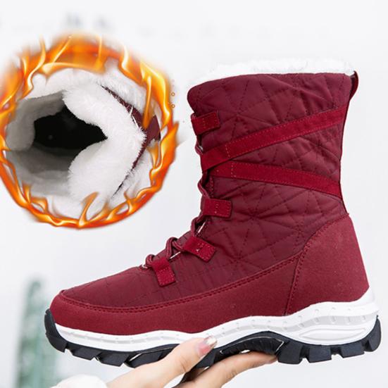 Lucy - Winter-Schneestiefel aus Samt