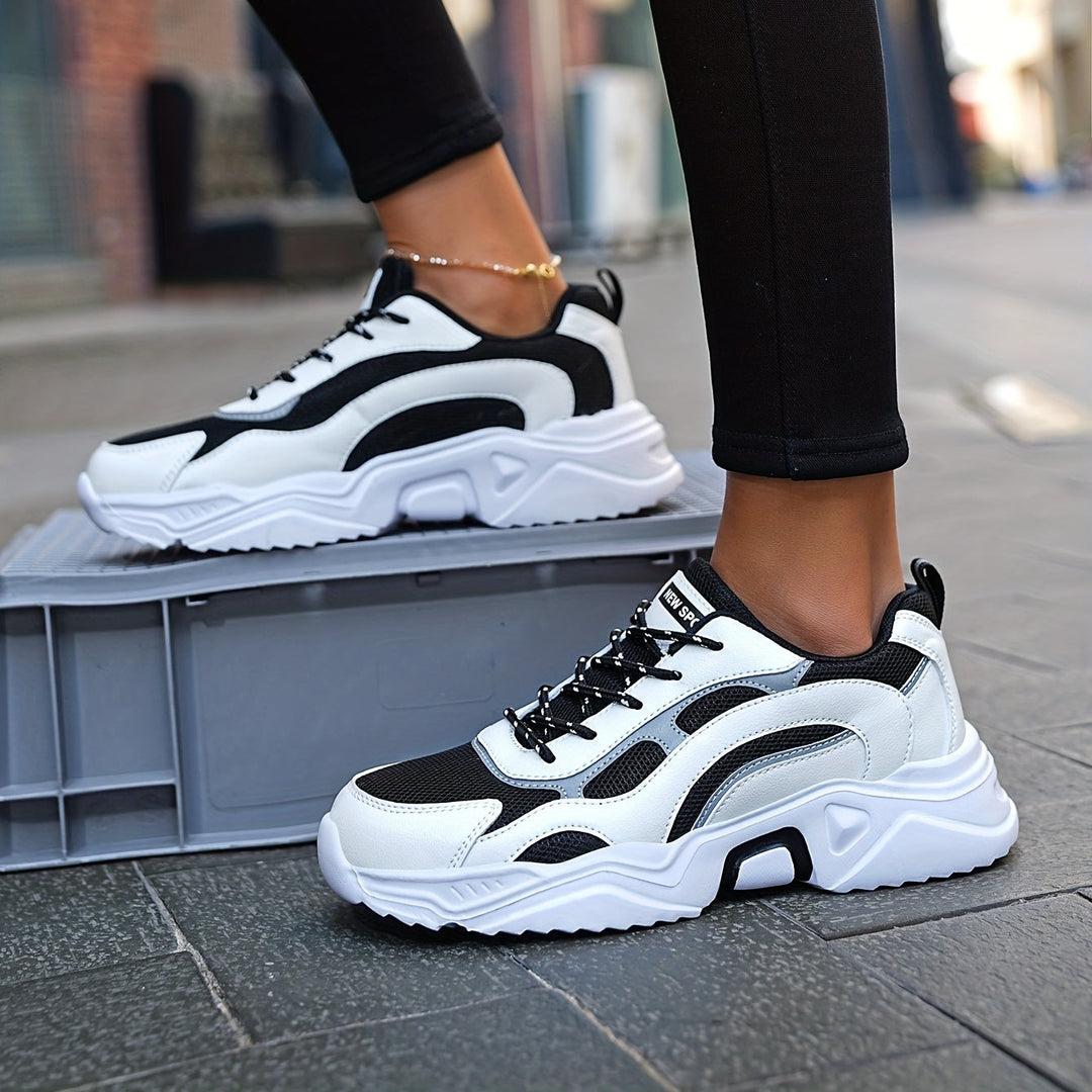 Stylish Fashionable Platform Chunky Sneakers for Women | Perfect for Casual Days