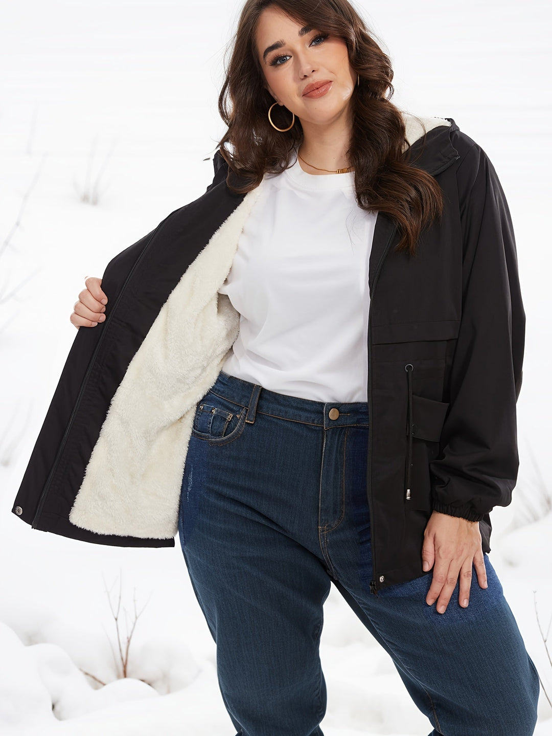 Elegante Kurze Warme Winterjacke für Frauen | Perfekt für den Winter
