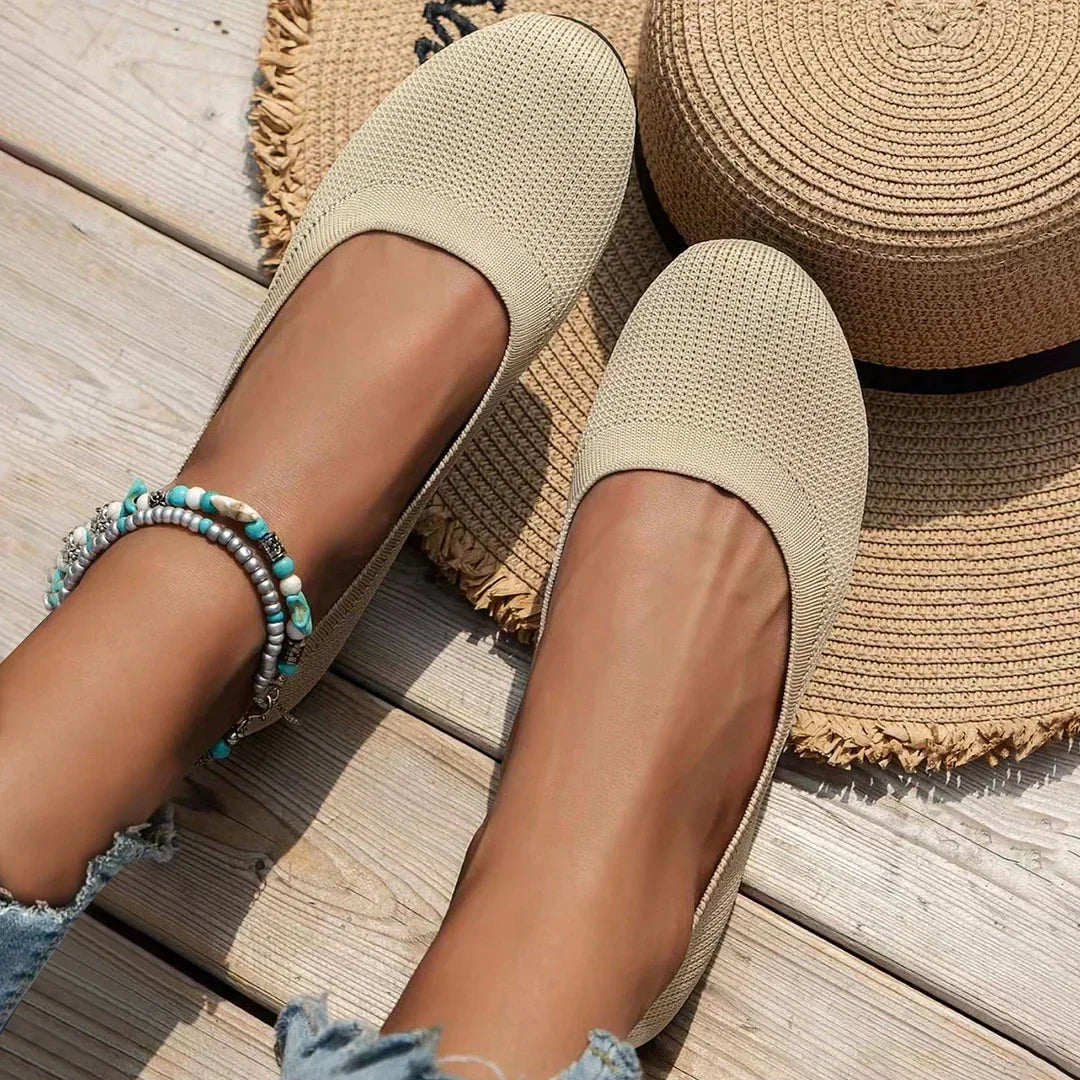 Chaussures plates respirantes