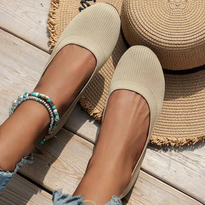 Chaussures plates respirantes