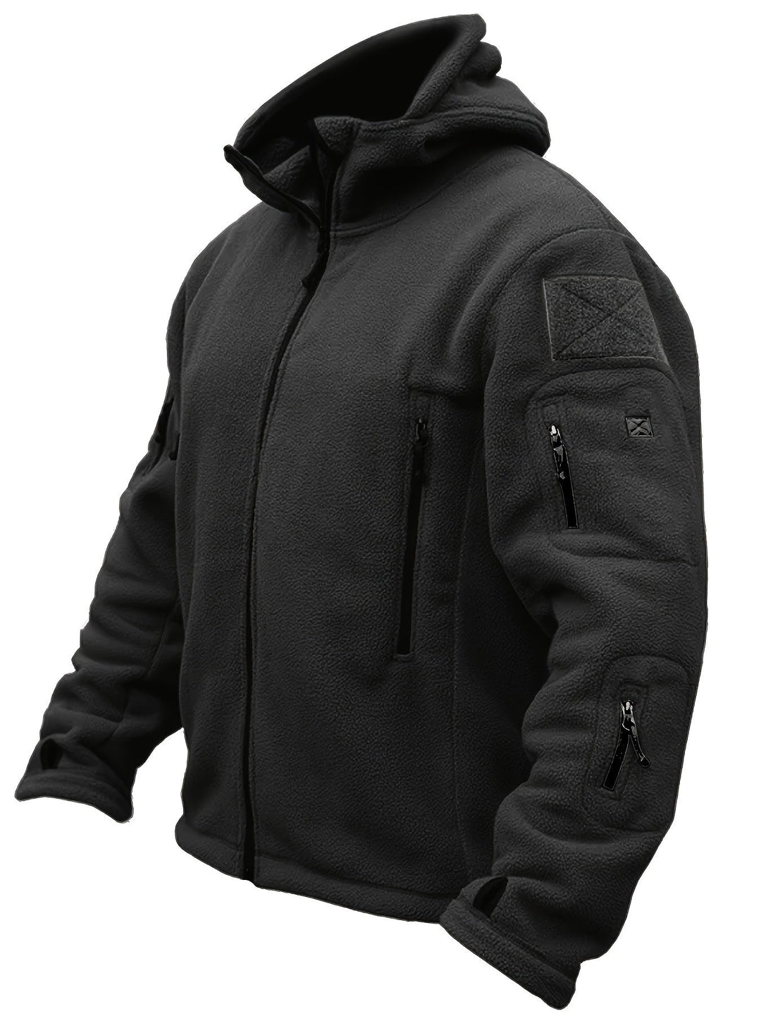 Warme Fleece-Reißverschluss-Winddichte Outdoorjacke Für Herren | Perfekt für Outdoor-Aktivitäten