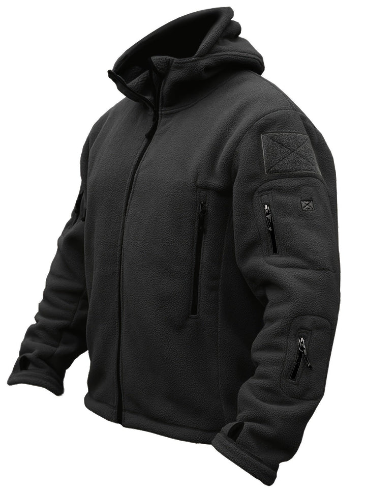 Warme Fleece-Reißverschluss-Winddichte Outdoorjacke Für Herren | Perfekt für Outdoor-Aktivitäten
