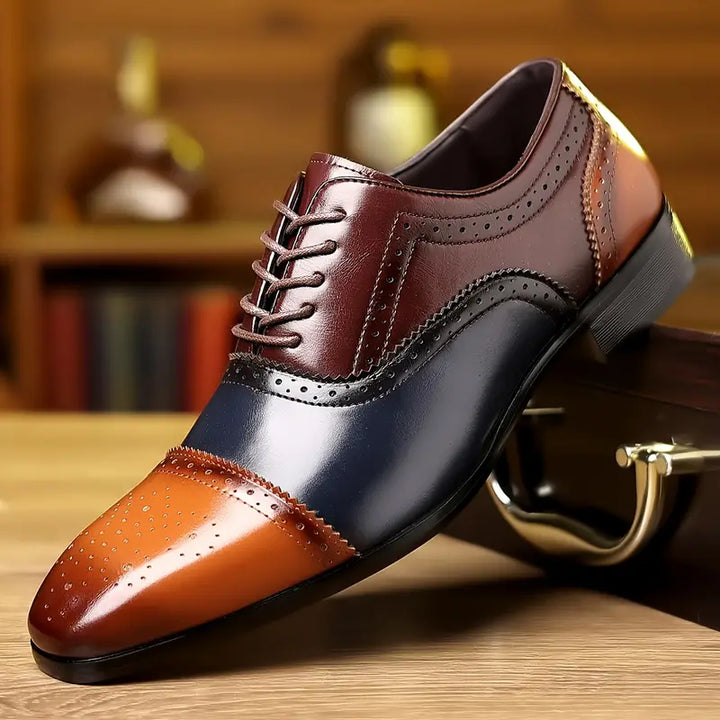 Elegante Herren Business-Schuhe aus Echtleder – Klassische Oxford-Schnürschuhe für Büro & Anlässe