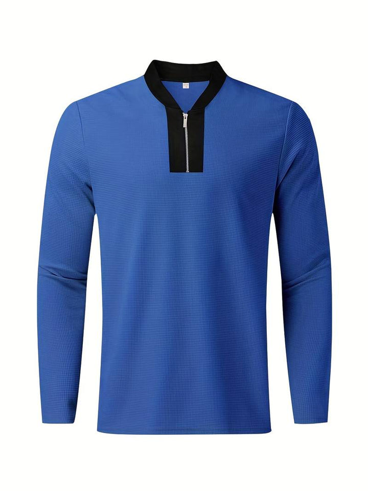 Ensemble pour homme en deux pièces – Ensemble de loisirs et survêtement d'entraînement à col montant à la mode