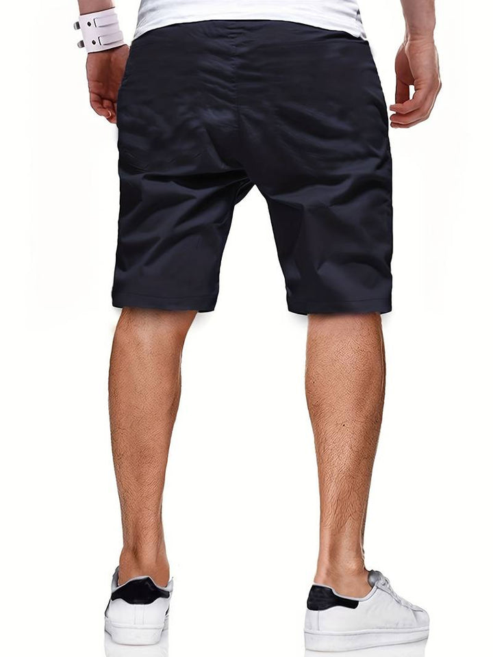Herren Shorts mit Kordelzug – Bequeme Sommer-Shorts aus Baumwollmix für Freizeit, Sport & Streetwear Style