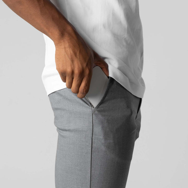 Pantalon chino homme slim fit – pantalon business stretch à jambe étroite pour loisirs et bureau