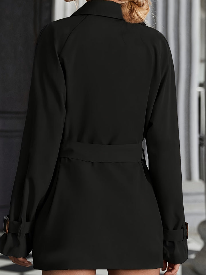 Trench-coat élégant avec ceinture et manches longues pour femmes | Idéal pour toutes les occasions