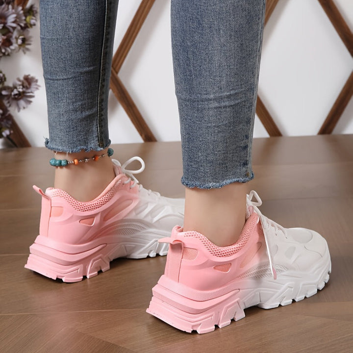 Elegante Gradient Chunky Sneaker für Damen | Für den Alltag